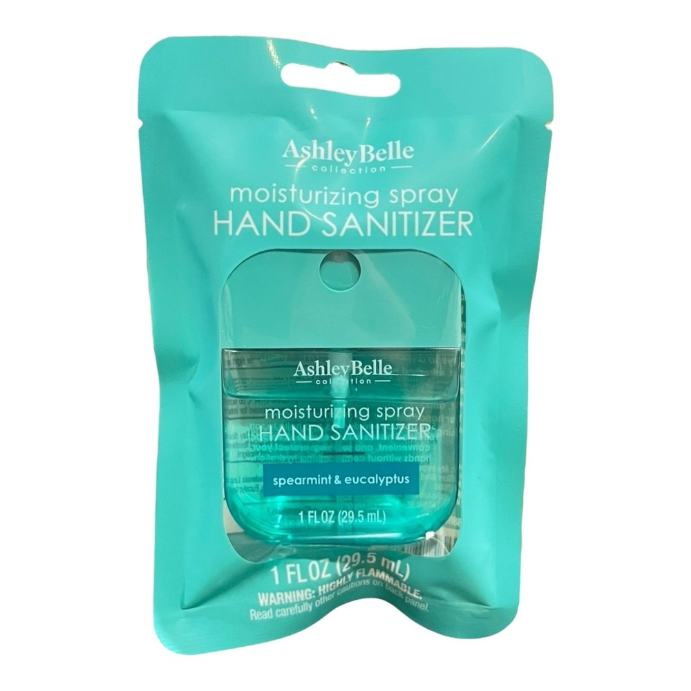 Ashley Belle Moisturizing Spray Hand Sanitizer 1 fl oz Spearmint & Eucalyptus